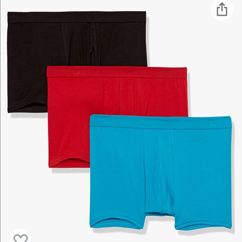 Hanes Men's Tagless Comfort Flex Fit Dyed Trunk, 3 Pack